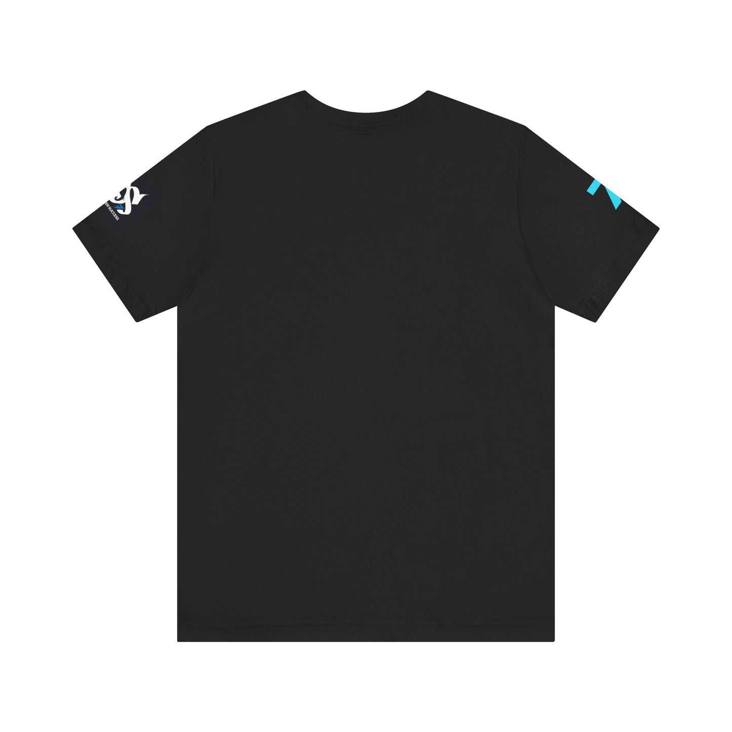 Just Deliver Success Light Blue That City 7 Summer Collection black t-shirt back view