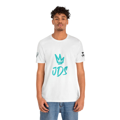 Just Deliver Success Blue Combo That City 7 Summer Collection white t-shirt worn by a model.