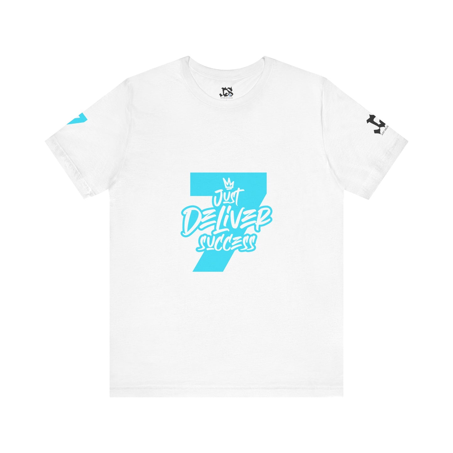 Just Deliver Success Light Blue That City 7 Summer Collection white t-shirt with graphic design
