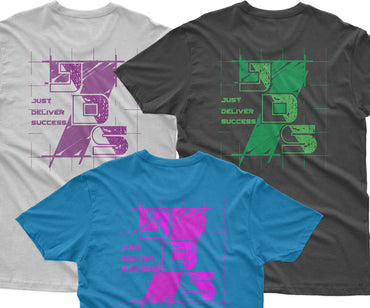Block 7 Modern Streetwear Graphic Fashion T-Shirt